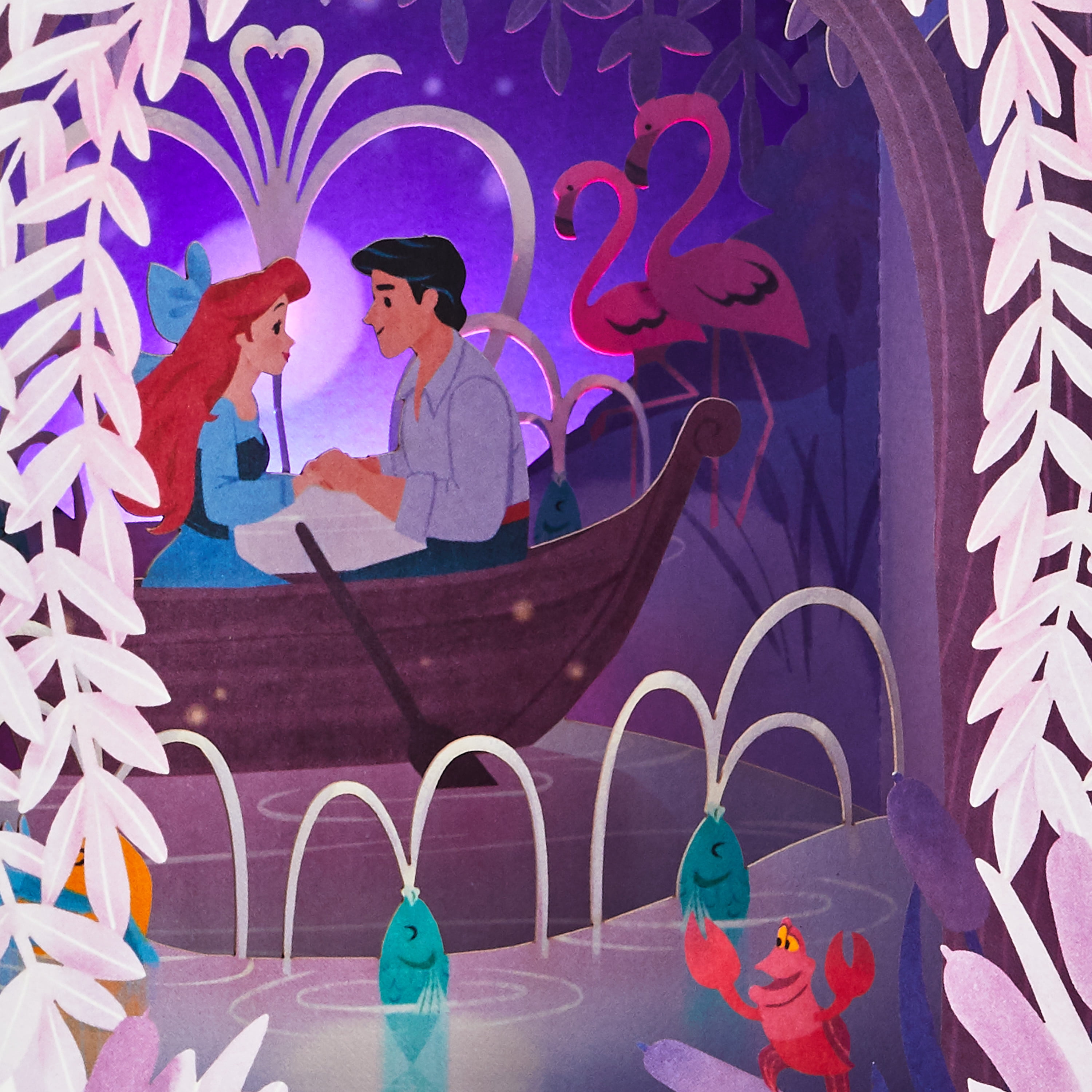 Hallmark Paper Wonder Disney Popup Valentine's Day Greeting Card (The Little Mermaid, Kiss The Girl)