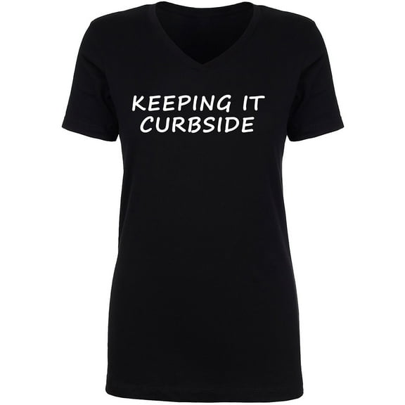 Keeping It Curbside Womens V-Neck Tee