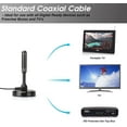 thumbnail image 3 of Tv Antenna 2M of Powerful Hd Tnt Indoor Cable - August Dta240 - Digital and Digital Uhd France, Magnetic Magnetic, Small, Portable, Discreet, Uhf Vhf Living Room, Caravan Motorhome, 3 of 5
