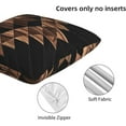 thumbnail image 6 of Tribal Aztec Western Wooden Native Black Throw Pillow Cover Cushion Modern Farmhouse Pillow Covers 18x18 Inch Soft Pillow Cases Decor for Couch Sofa Living Room Outdoor Home Gift Set of 2, 6 of 6