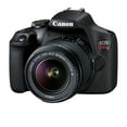 thumbnail image 2 of Canon EOS Rebel T7 DSLR Camera with 18-55mm Lens + Optics Filter Set, Camera Bag + Sandisk Ultra 64GB Card + Al's Variety Cleaning Kit, And More (International Version), 2 of 7