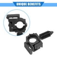 thumbnail image 3 of Unique Bargains 15 Pcs Wire Cable Routing Retainer Clips Compatible for Buick Skylark 1992-1998 for Cadillac XLR 2004-2005, Durable Plastic Black, 3 of 7