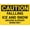 Warning Sign 3, variant on Caution Falling Ice and Snow Metal Aluminum Sign 12 x 8 Inches - Pre-Drilled Holes for Easy Mounting, Indoor Outdoor Use for Fence, Door, Gate, Building, Winter Safety