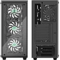 thumbnail image 2 of MUSETEX ATX Mid Tower PC Computer Gaming Case 6 RGB LED Fans 2 Translucent Tempered Glass,USB 3.0 Port & 2 x USB 2.0 Port,Water Cooling Radiator Support, Cable Management/Airflow, 903-D6 RGB Fans, 2 of 6