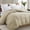 Beige Comforter-King Comforter, variant on 2100 Series Queen Comforter All Season Breathable White Soft 4d Spiral Fiber Quilted Down Alternative Duvet Insert With Corner Tabs Luxury Hotel Style (88"x88")