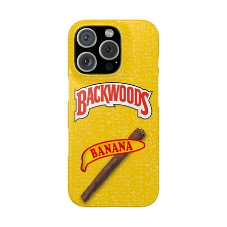 iPhone Slim Case Backwoods Banana Back Woods Yellow Flavor Trendy Gift - iPhone 16 Pro