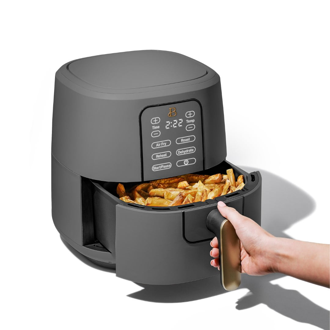 Beautiful 6 Qt Air Fryer with TurboCrisp Technology and Touch-Activated  Display, Black Sesame by Drew Barrymore