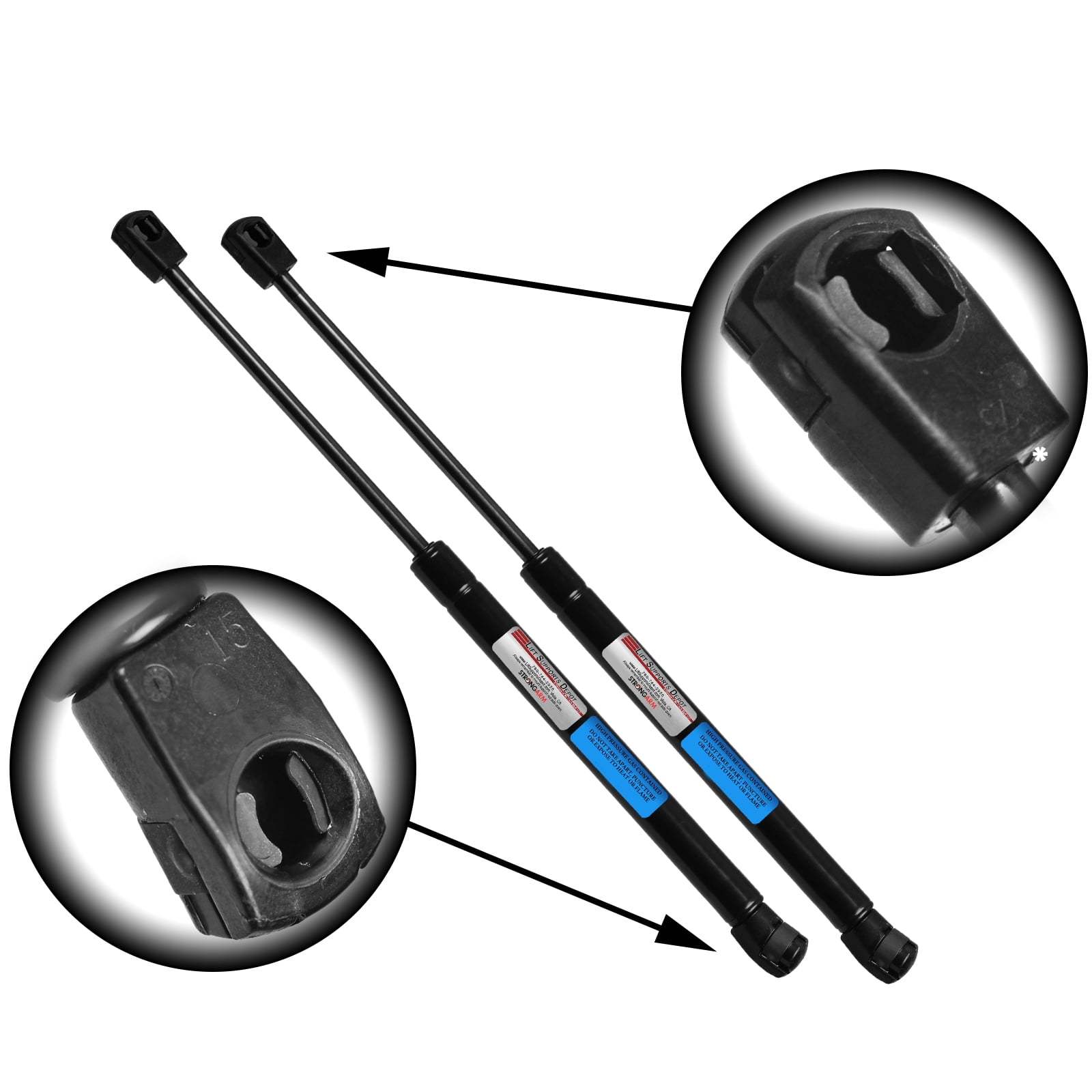 6328 Front Hood Gas Lift Supports Struts Shocks Springs for Nissan Murano 2003 2004 2005 2006 2007 Qty 2 