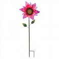 thumbnail image 2 of Evergreen Flag Beautiful Pink and Purple Floral Secret Solar Garden Stake - 11x5x35 in, 2 of 3