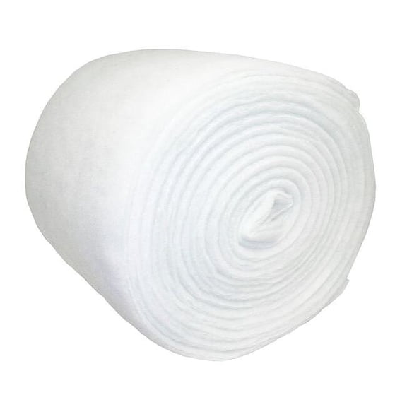 30 in x 25 ft x 1 in Polyester Air Filter Roll, MERV 7, Blue/White (Formerly Air Handler)