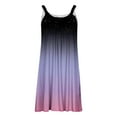 thumbnail image 4 of IROINNID Women's Shift Dress Plus Size Comfy Round-Neck Loose Dress Prints Drop Waist Dress, 4 of 4
