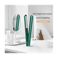 thumbnail image 2 of 2 in 1 Dual- Hair Curler, Mini Hair Straightener, Travel Curling Iron,Portable Mini USB Hair Curler Green, 2 of 10