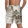 thumbnail image 2 of Lsque Mens Swim Trunks Western Desert Cowboys 1 Pattern - Bathing Suit Compression Liner - Beach Swim Shorts Swimwear - (S-3XL) - Stretch Quick Dry -3X-Large, 2 of 9