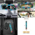 thumbnail image 7 of Jeiento Floral Dragonfly Car Seat Cover Set 15PCS with Auto Steering Wheel Cover Seat Belt Strap Pads Cup Coasters Trash Bag Air Vent Storage Bag Rearview Mirror Cover Keychain Auto Interior Decor, 7 of 7