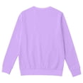 thumbnail image 5 of WOYY Cute Sweatshirt for Girls Casual Cartoon Cat Long Sleeve Pullover Top, Purple, Sizes 1-14, 5 of 5