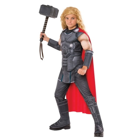 Boy's Deluxe Muscle Thor Halloween Costume