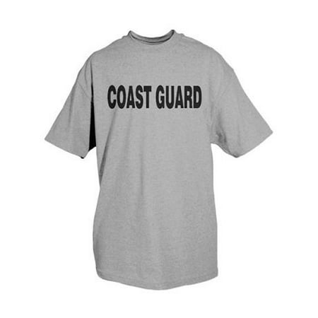 Fox Outdoor Physical Training Imprinted T-Shirt, Coast Guard / Heather Grey,