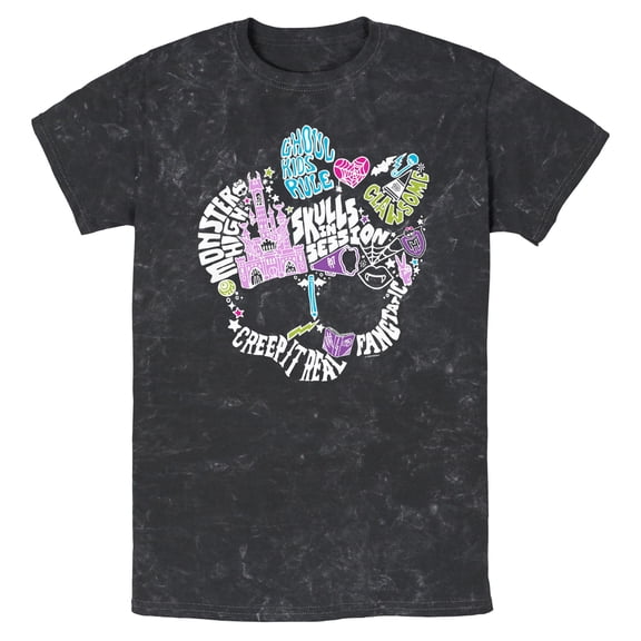 Mens Monster High Skulls In Session T Shirt