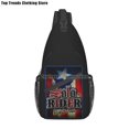 thumbnail image 1 of Puerto Rico Rican Flag Sling bag/Crossbody Backpack/Puerto Rican Shoulder Bag for Travel Hiking Cycling Camping Work, 1 of 1