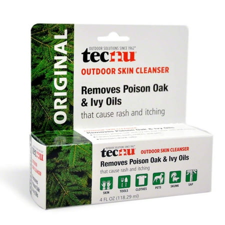 Tecnu Original Poison Oak & Ivy Outdoor Skin Cleanser - First Step in Poison Ivy Treatment - 4 Ounce Tec