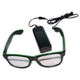 thumbnail image 1 of Yeacher YJ001 LED Glasses 10 Colors Optional Light Up El Wire Neon Rave Glasses Twinkle, 1 of 8