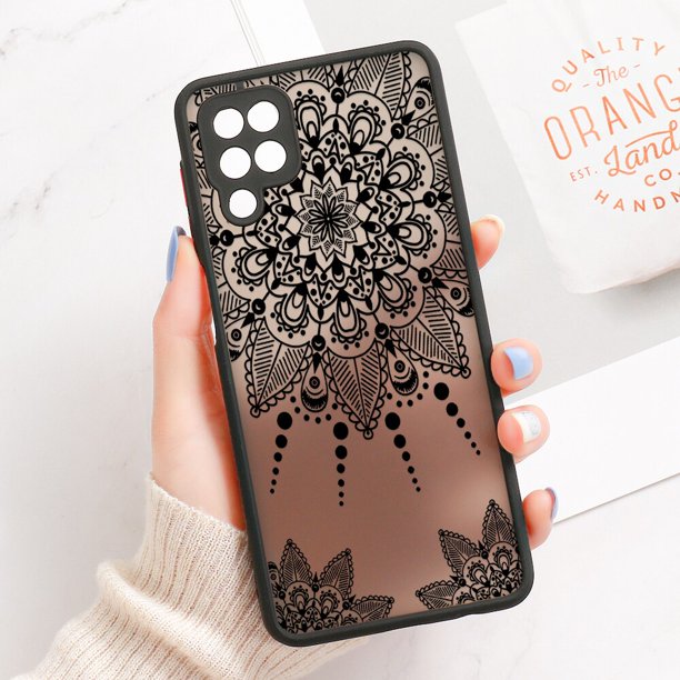 Funda de Mandala para Samsung Note 20 Ultra, A53, 5G, A33, A13, A14, A51, A52, A50, A70, A30s, 10 Plus, A31, M31, M23, A23, A12, Funda mate Fivean unisex