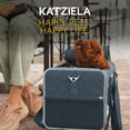 thumbnail image 2 of Katziela Quilted Chariot Pet Carrier With Removable Wheels and Double Telescopic Handle (Black) Pack 1, 2 of 7