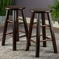 thumbnail image 4 of Winsome Wood Pacey 24" Counter Stools, Set of 2, Walnut, 4 of 4