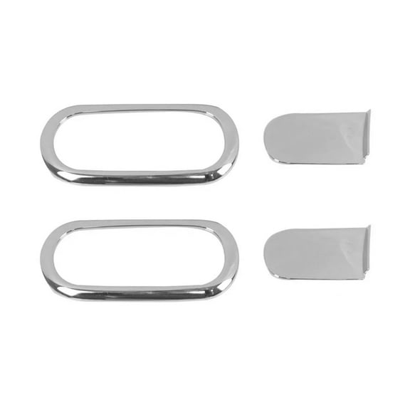 OMAC Car Door Handle Cover Protector for Mazda MX-5 Miata 2016-2023 Silver Chrome