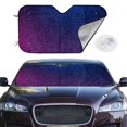 thumbnail image 2 of Kdxio Neon Glitter Print Windshield Sun Shade,UV Rays and Sun Heat Protection,Sunshade for Car Windshield,Car Shade Front Windshield - Small, 2 of 5