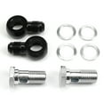 thumbnail image 4 of 10x para 6AN x 1/4 NPSM Turbo 350400 700R4 4L60E Enfriador de Aceite de Transmisión 90 Grados Accesorios de Banjo, 4 of 5