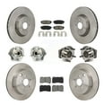thumbnail image 1 of Transit Auto Front Rear Hub Bearings Assembly Disc Brake Rotors and Semi-Metallic Pads Kit (10Pc) for Car 2017 Subaru BRZ Base with Brembo Brakes - Left Right Side (Driver Passenger) KBB-130223, 1 of 11