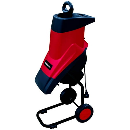 PowerSmart PS10 15 Amp 120V Corded Electric Wood Chipper, Shredder, and Mulcher