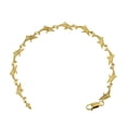 thumbnail image 4 of 14k Yellow Gold Dolphin Bracelet 7 inch, 4 of 7