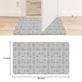 thumbnail image 6 of Retro Door Mat, 17 X 30 Inch Boho Vintage Beige Flowers Welcome Doormat Decorative Home Floor Mat, Non Slip Rubber Back and Strong Water Absorption for Outdoor Indoor Entrance Decor, 6 of 6