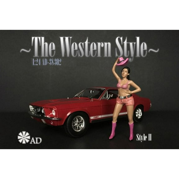 The Western Style II, Orange and Pink - American Diorama 38302 - 1/24 scale Figurine - Diorama Accessory