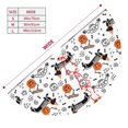 thumbnail image 3 of Sikiie Halloween Dachshund 30-48 inches {designName} Print Christmas Tree Skirt Snowman Xmas Tree Skirt with Edge Christmas Decorations for Holiday Party48", 3 of 7