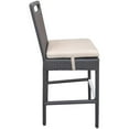 thumbnail image 4 of Hawthorne Collections 29" Patio Bar Stool in Brown and Beige, 4 of 9
