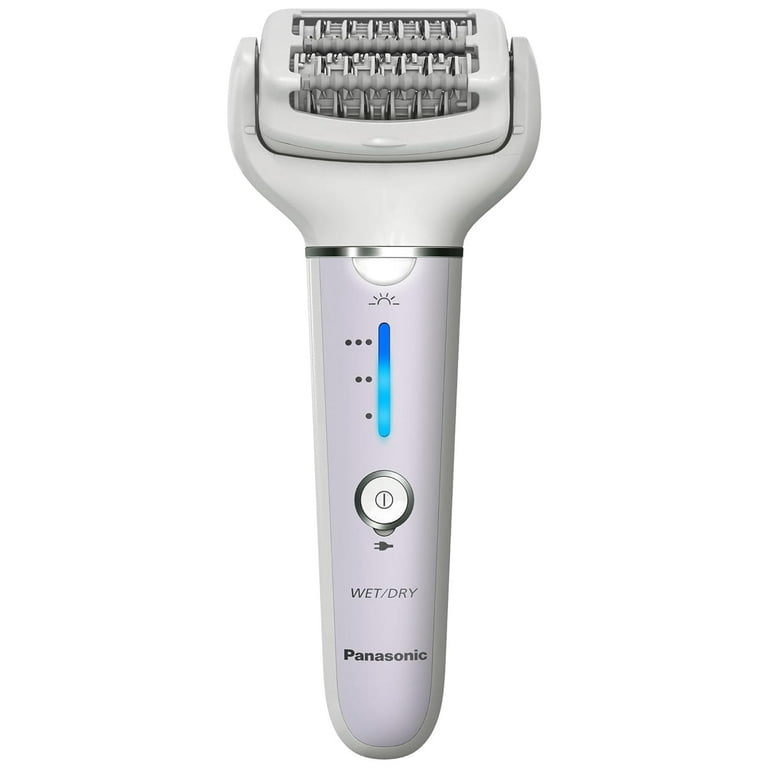 Panasonic Epilator with Gentle Cap, Electric Hair Remover for Home