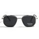 thumbnail image 3 of Gafas de Sol Weiyuchen Polarizadas TR90 Vintage Cuadradas Plata, 3 of 9