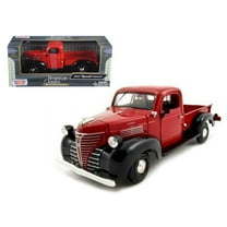 1941 Plymouth Pickup Red 1/24 Diecast Model Car by Motormax