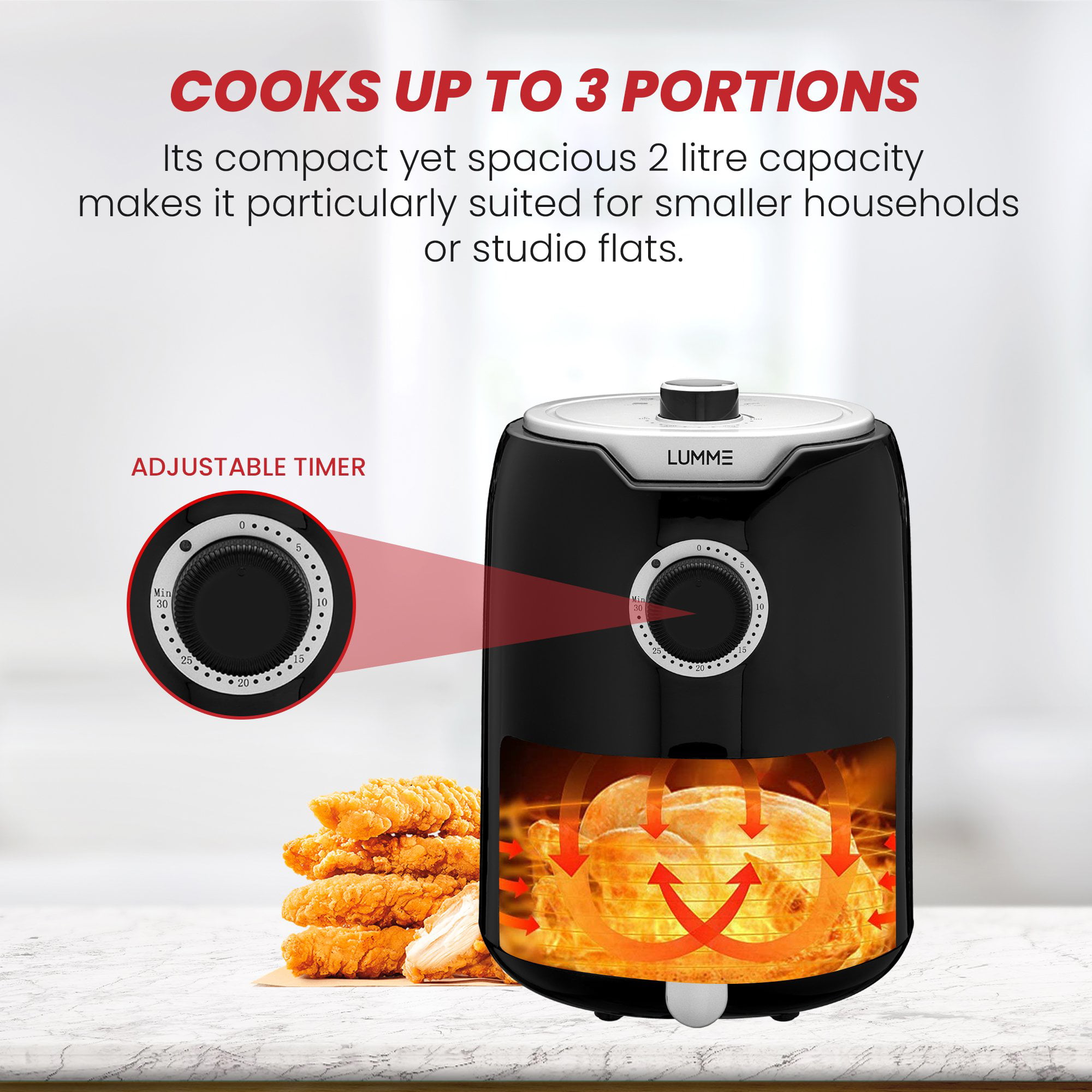 Lumme Air Fryer, Toaster Oven, and Dehydrator Combo – LummeHome
