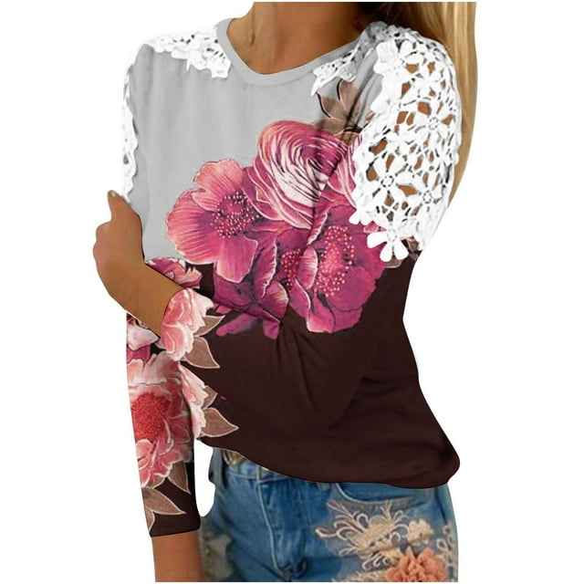 Shorts pour Femmes T-Shirt Décontracté à Carreaux à Col Rond à Manches Courtes Haut Ample,Tops pour Femmes,Hauts à Manches 3/4 pour Femmes,Hauts Décontractés pour Femmes