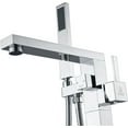 thumbnail image 6 of Anzzi Fs-Az0037 Khone Floor Mounted Tub Filler Trim - Nickel, 6 of 7