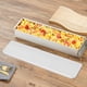 thumbnail image 1 of Molde rectangular para tiramisú, resistente molde de acero inoxidable para hornear pasteles, herramienta para hornear pasteles, bricolaje, para cocina tapa larga de acero, 1 of 8