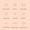 BUTTERFLY- Mini Bt Pocket Thermal Printer Photo Printer Label Maker ...