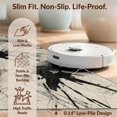 thumbnail image 6 of Design&I 8'x10' Washable Area Rug Floorcarpet Motif Streak Bold Accessories Moden Livingroom Neutral for King Size Bedroom, Under Bed, Sleek Flatweave Pet Friendly, 6 of 7