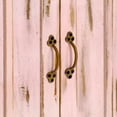 thumbnail image 5 of vidaXL Sideboard Light Pink 110x35x70 cm Solid Mango Wood, 5 of 5
