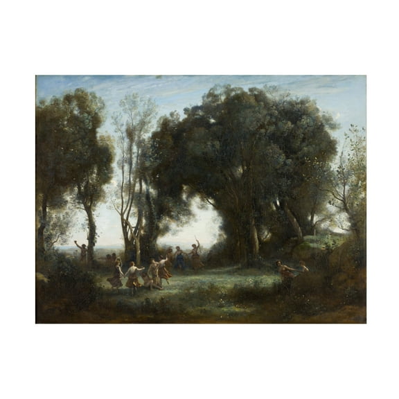 Camille Corot 'The Dance Of The Nymphs' Canvas Art