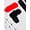 White, Red, variant on Boys' F-13 Hi-Top Sneakers (Sizes 6 - 10)